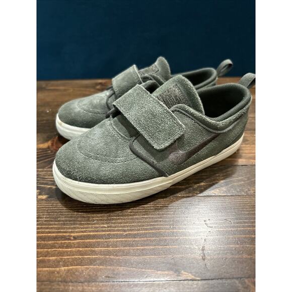NIKE SB STEFAN JANOSKI OLIVE GREEN SIZE 10C TODDLER BOYS EUC 705404-304 - Picture 3 of 8
